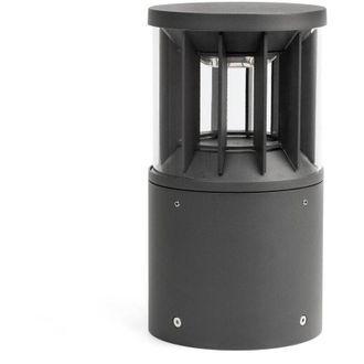 Faro Barcelona Screen 250 Sobremuro Gris Oscuro 3000k 360&ordm;
