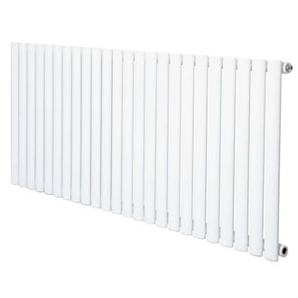 MonsterShop Oval Single Column Radiator - 600 x 1440mm - White