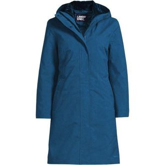 Lands End 3-in-1 PrimaLoft-Parka, Damen, Größe:36-38 regular, Blau, Polyester-Mischung/Nylon-Mischung, by Lands End