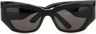 Balenciaga Womens Signature Sunglasses Black Acetate