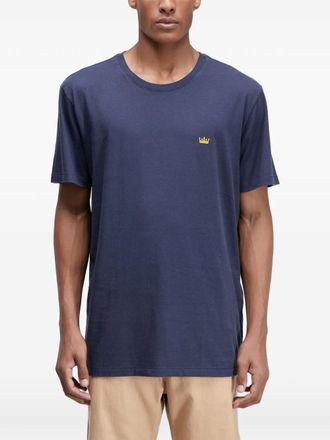 Osklen crown-graphic T-shirt - Blauw