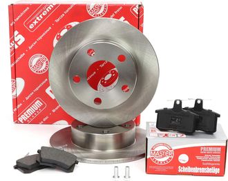 OEM Discos Y Pastillas De Freno Traseros Para Audi A4 B5 (8d2) Y A4 B5 Avant (8d5)