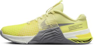 Nike Metcon 8 Womens Trainers Gym Shoes DO9327 (Citron Tint/Light Smoke Grey 801) UK 7 (EU 41)