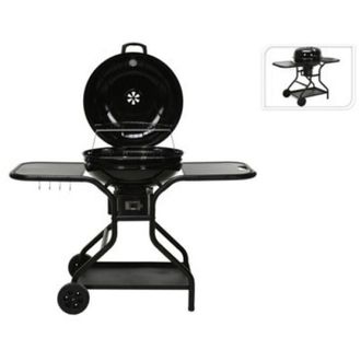 Progarden Barbacoa Carbon Redonda Con Alas Y Tapa &Oslash; 56 X 95 Cm