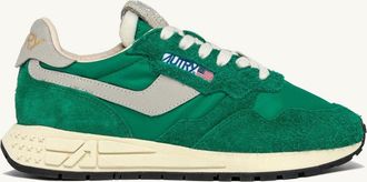 Autry SNEAKERS REELWIND LOW IN NYLON E SUEDE VERDE