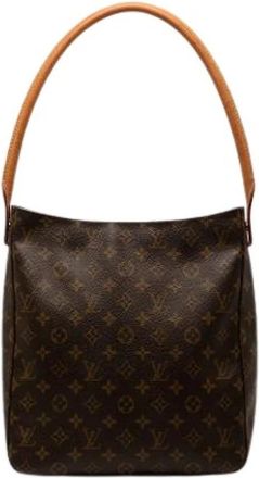 Louis Vuitton Pre-owned Looping GM - Dames - Vintage Schoudertas - Bruin - ONE Size - Leer - Vintage