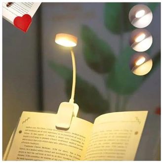 OEM L&aacute;mpara De Lectura Recargable Con 3 Modos De Luz Y Protecci&oacute;n Ocular - Bater&iacute;a De Larga Duraci&oacute;n, L&aacute;mpara De Lectura Con Clip Flexible De 360&deg;