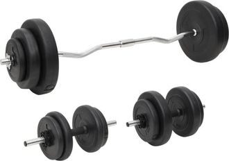 vidaXL Set Bilanciere e Manubri con Dischi 60 kg - Vidaxl