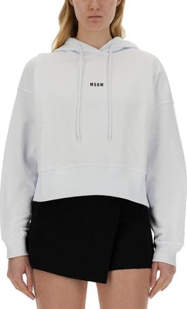 Msgm Sweatshirt With Logo-Donna