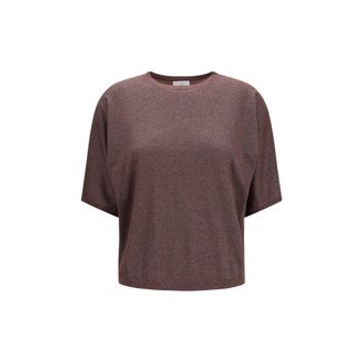 Brunello Cucinelli Purple Cashmere Womens Sweatshirt