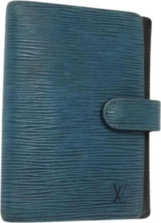 Louis Vuitton Pre-owned Accessories, female, Blue, Size: ONE SIZE Pre-owned Day Planner Cover