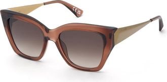 Nina Ricci SNR487 07AY Womens Sunglasses Brown Size 54