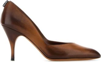 Miu Miu Brown Leather Heels