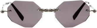 Kuboraum Mask H44 - unisex - Zonnebrillen - Grijs - 51 MM - Accessoires