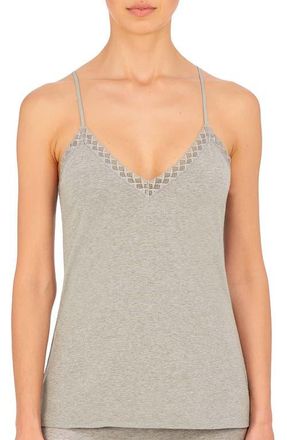 Natori Bliss Cotton Light Weight Sleep Cami in Lt Grey Heather at Nordstrom, Size Xx-Large