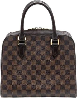 Louis Vuitton Pre-owned Handbags, female, Brown, Size: ONE SIZE Pre-owned Ebene Triana