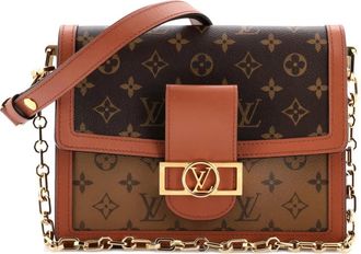 Louis Vuitton Dauphine Reverse Monogram Canvas MM shoulder bag - Bruin