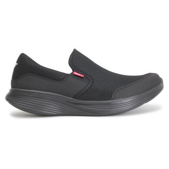 Mbt Modena III Leather Textile Mens Slip On Shoes - Black Black - Size:UK 10.5