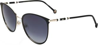 Carolina Herrera Womens 60 mm Grey Sunglasses