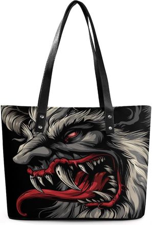 Generic Krampus Of The Yule Lord Tote Bags for Women Cute Shoulder Purses Handbags