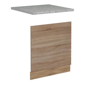 Vicco Frontal Para Lavavajillas R-line, Sonoma, 60 Cm, Et M&aacute;rmol