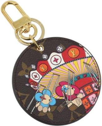 Louis Vuitton Pre-owned Canvas Key-holder Charm - Dames - Vintage Accessoires - Veelkleurig - ONE Size - Vintage