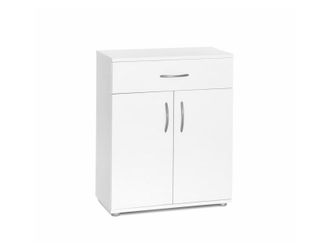 13Casa Mueble Blanco 57x69x29 Cm Con Dos Puertas, Balda Y Caj&oacute;n - Dalia