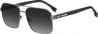 HUGO BOSS 1985/S Zonnebril - Heren - Accessoires - Grijs - Maat: 59 MM