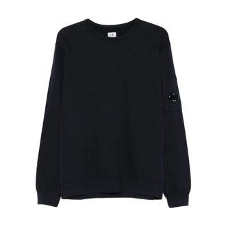 C.P. Company Sweatshirts, male, Blue, Size: XL C.p. Company Sweaters Blue