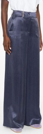 PESERICO Womens Satin Pants Aw25 W