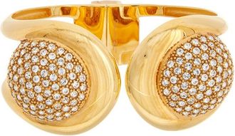 Oscar De La Renta Pave Hinged Bracelet