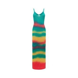 Laneus Maxi Dresses, female, Multicolor, Size: S Maxi Dress