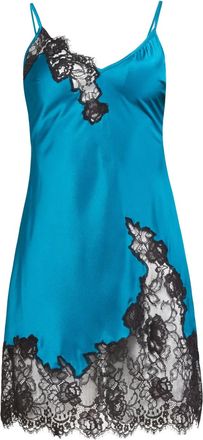 Fleur du Mal Juliet lace mini dress - Blue