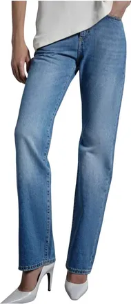 Washington Dee-Cee Washington DEE CEE - Martha Rechte jeans - Dames - Jeans - Blauw - Maat: W27 Denim