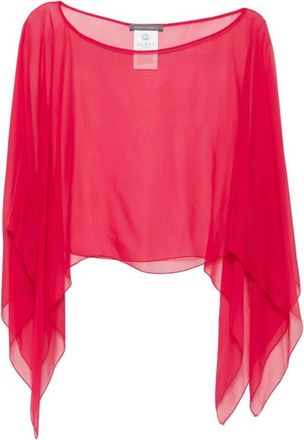 Alberta Ferretti Capes - Dames - Ponchos - Roze - ONE Size - Jassen