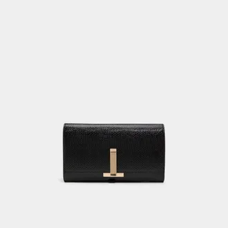 Aldo Adoring Clutch Bag Womens Black Crossbody Strap Handbags GBO3944