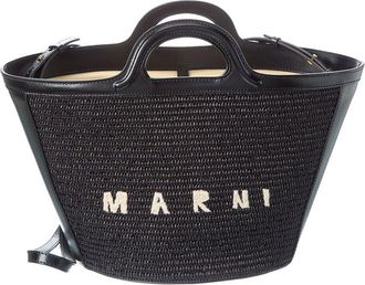 Marni Tropicalia Small Leather Tote