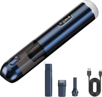 OEM Aspiradora De Mano, Potente Aspiradora Inal&aacute;mbrica Para Coche De 18000 Pa, Potente Aspiradora De Mano De 3 Velocidades Con Luz De Emergencia Para Coch