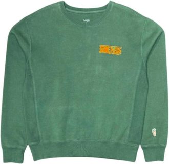 Carrots by Anwar Carrots One Piece Mens Crewneck Sweatshirt In Forrest Green