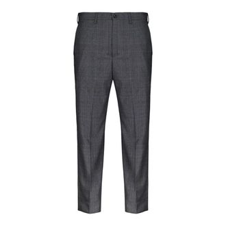 Autore Broeken, Heren, Grijs, 2Xl, Wol, Pantalone Basquiat Principe di Galles