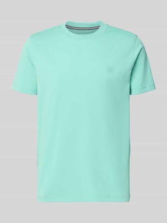 Lerros T-Shirt mit Rundhalsausschnitt und Logo-Print in Mint, Gr&ouml;&szlig;e XXXL
