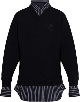 Balenciaga Maglione a strati - Nero