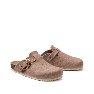 La Redoute Collections Klomp muiltjes in vilt