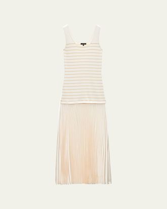 Rag & Bone Millie Stripe Drop-Waist Tank Dress