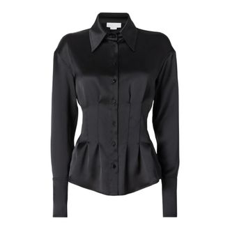 Genny Overhemden, Dames, Zwart, L, Genny Shirts