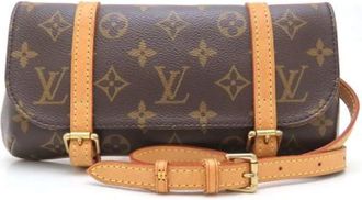 Louis Vuitton Pre-owned Belt Bags, female, Brown, Size: ONE SIZE Pre-owned Canvas Belt Bag