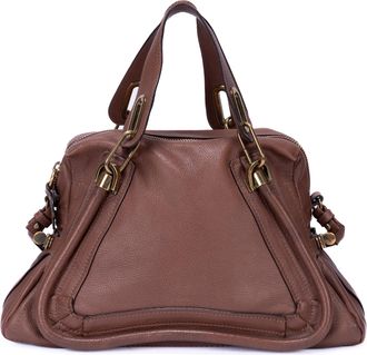 Chlo&eacute; Pre-owned Womens Paraty Medium Shoulder Bag - Brown - One Size