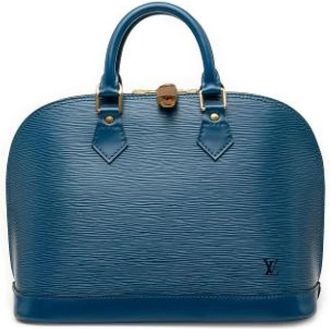 Louis Vuitton Pre-owned Alma - Dames - Vintage Handtas - Blauw - ONE Size - Leer - Vintage