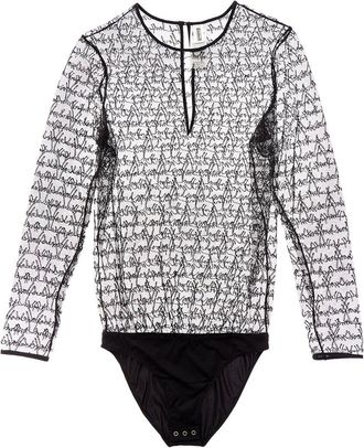 Wolford Lace Blouse Bodysuit