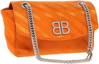 Balenciaga Pre-owned Vintage Schoudertas - Dames - Vintage Schoudertas - Oranje - ONE Size - Nylon - Vintage